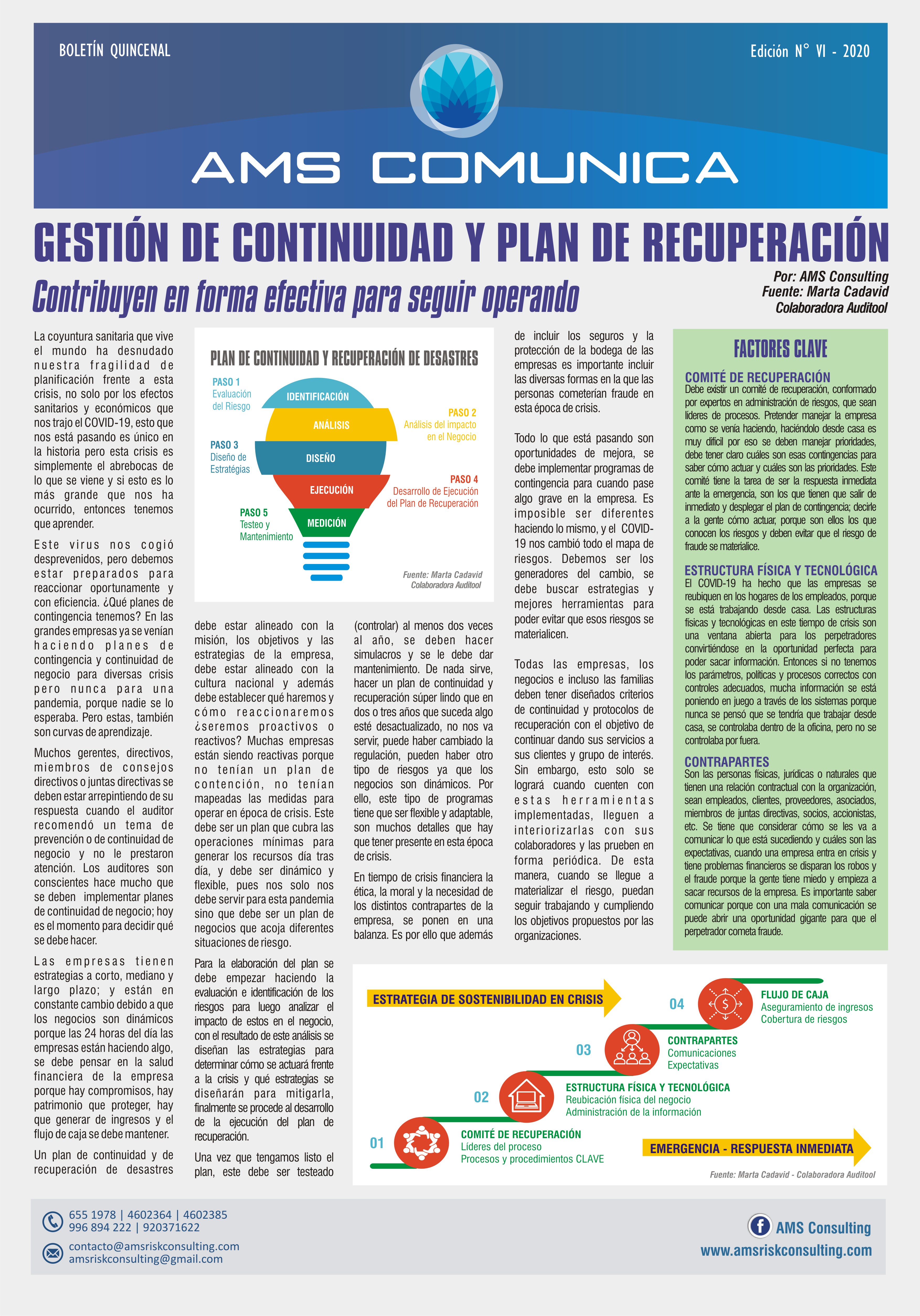 Boletín - Edición VI - 2020